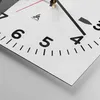 Wanduhr - Quadrat - Glasuhr - Kugel Schwarzweiß Modern - Produktbild-Vorschau 5