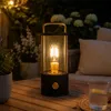 Camping-Tischlampe/Laterne Elin - schwarz - 25 cm - dimmbar Produktbild-Vorschau 3