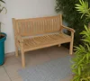 Lesli Living Teak Landhausbank Hastings 130 cm Produktbild-Vorschau 3