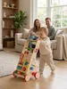 KiddyMoon Lauflernwagen holz für Kinder Verstellbarer Griff Produktbild-Vorschau 6