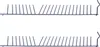 Two wire racks with vertical prongs, likely for dishes. Produktbild-Vorschau