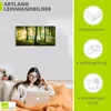 ARTland Leinwandbild Herbst im Wald II Größe: 40x20 cm Produktbild-Vorschau 2