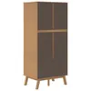 vidaXL Kleiderschrank OLDEN Weiß Braun 76,5x53x172cm Produktbild-Vorschau 10