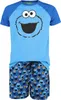 Sesame Street Schlafanzug Herren Cookie Monster blau L Produktbild-Vorschau 1