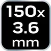 EXTREME Kabelbinder 3,6 × 150 mm, weiß, 100 Stk. Produktbild-Vorschau 10
