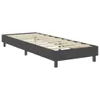 vidaXL Boxspring Bedstead Grey Fabric 100x200 cm Náhled obrázku produktu 2