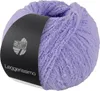 A ball of purple yarn with a black label. Produktbild-Vorschau