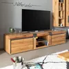 MASSIVMOEBEL24 TV-Board Wildeiche / Zerreiche 220x48x50 Produktbild-Vorschau 4