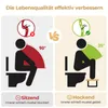 Yorbay sgabello per WC Sgabello per WC in bambù con Anteprima dell’immagine prodotto 2