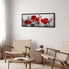 Italienischer Leinwand Leinwandbild - Grey Garden 90x30 cm Produktbild-Vorschau 2