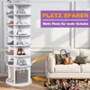 Drehbares Schuhregal 7 Ebenen, 360°, Stiefelfach, 28 Paar, Produktbild-Vorschau 8