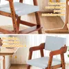 Ezebaby Babyhochstuhl, Holzhochstuhl mit Kissen, für Kinder Produktbild-Vorschau 3