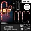 LED svetelná reťaz Cukríkové paličky 4 ks Náhľad obrázku produktu 3