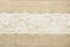 Tischläufer Jute mit mittiger Spitze 28cm x 2.75m natur Produktbild-Vorschau 1