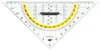 WEDO Geometriedreieck 527 mit Griff 250mm transparent Produktbild-Vorschau 1