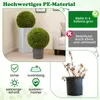 Umělé zimostrázové koule o průměru 50 cm, 2 keře z PE Náhled obrázku produktu 6