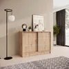 Kommode 100 cm Eiche Artisan mit 2 Schiebetüren 
Maße:
•	Breite: 101 cm
•	Höhe: 85 cm
•	Tiefe: 43,5 cm
