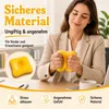 Toast Squishy Grün, süßes Brot Knetspielzeug aus PU, Slow Produktbild-Vorschau 6
