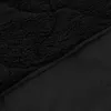 vidaXL Ganzjahresbettdecke Gepolstert Schwarz 140 x 220 cm Produktbild-Vorschau 5