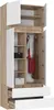 Kleiderschrank AKORD S90 mit Aufsatz Sonoma-Eiche 90 cm 2 Produktbild-Vorschau 2