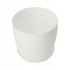 Vaso da fiori KADAX "Agen", fioriera con sottovaso, bianco, Anteprima dell’immagine prodotto 4