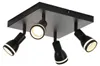 ZMH LED plafondlamp, 4 lichtpunten, zwart, GU10, Productafbeelding-voorbeeld 10