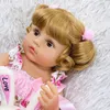 55CM Puppe Reborn Mädchen Baby Doll Ganzkörper Silikon Produktbild-Vorschau 5