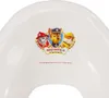 A close-up of a white children's toilet seat with a Paw Patrol logo. Produktbild-Vorschau