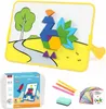 Magnetyczny zestaw do budowania Magic Tangram Puzzle 252pcs Podgląd zdjęcia produktu 1