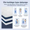 Materac 90x200 26 cm z zintegrowanym topperem, 7-strefowy Podgląd zdjęcia produktu 5