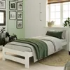 Holzbett 90x200 cm mit Lattenrost Modern Bett Bed Kiefer Produktbild-Vorschau 3