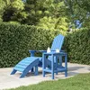 Maison Exclusive - Tavolo da giardino Adirondack blu mare Anteprima dell’immagine prodotto 3