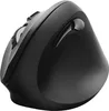 A black ergonomic vertical mouse is shown from a side angle against a white background. Produktbild-Vorschau