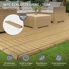 ML-Design WPC Abschlussleiste Teak für Terrassenfliesen Produktbild-Vorschau 2