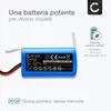 CELLONIC 1x Batteria compatibile con Silvercrest SSRA1, Anteprima dell’immagine prodotto 3
