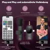 Mikrofon 3-in-1 kabellose Lavalier-Mikrofone für Produktbild-Vorschau 8