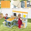 COSTWAY Cucina da gioco per bambini, cucina giocattolo in Anteprima dell’immagine prodotto 7