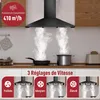 Hotte aspirante LEVIVO 90 cm à recyclage d'air & évacuation Voir les images du produit 3