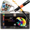 Set di pennarelli acrilici da 48 colori, pennarelli a Anteprima dell’immagine prodotto 1