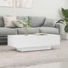 vidaXL Couchtisch Weiß 100x49,5x31 cm Holzwerkstoff Produktbild-Vorschau 1