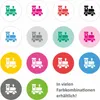 Möbelaufkleber Ordnungssticker für Spielzeug PINK/ WEISS Produktbild-Vorschau 3