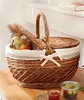 Panier pique-nique "Land-Liebe" en osier avec couvercle Voir les images du produit 1