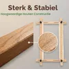 Stickrahmen 60x100 cm, verstellbar, Holz, DIY Kreuzstich-Set Podgląd zdjęcia produktu