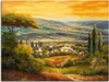 ARTland Leinwandbild Toskanatal Größe: 120x90 cm Produktbild-Vorschau 1