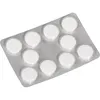 A blister pack of ten white round tablets against a white background. Produktbild-Vorschau