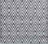 vidaXL Tappeto per esterni ARAKIL Bianco e nero 80x150 cm Anteprima dell’immagine prodotto 4
