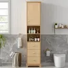 okwish Badezimmerschrank Hochschrank mit  Schubladen mit Produktbild-Vorschau 2