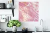 MuchoWow® Poster Marmor - Luxus - Glitzer - Rosa 50x50 cm - Produktbild-Vorschau 3