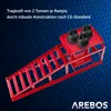 AREBOS 2x Auffahrrampe mit hydraulischem Wagenheber, XXL Produktbild-Vorschau 6