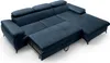 Rechtes Ecksofa aus Cordura in dunkelblau SAMARA von Pascal Produktbild-Vorschau 4